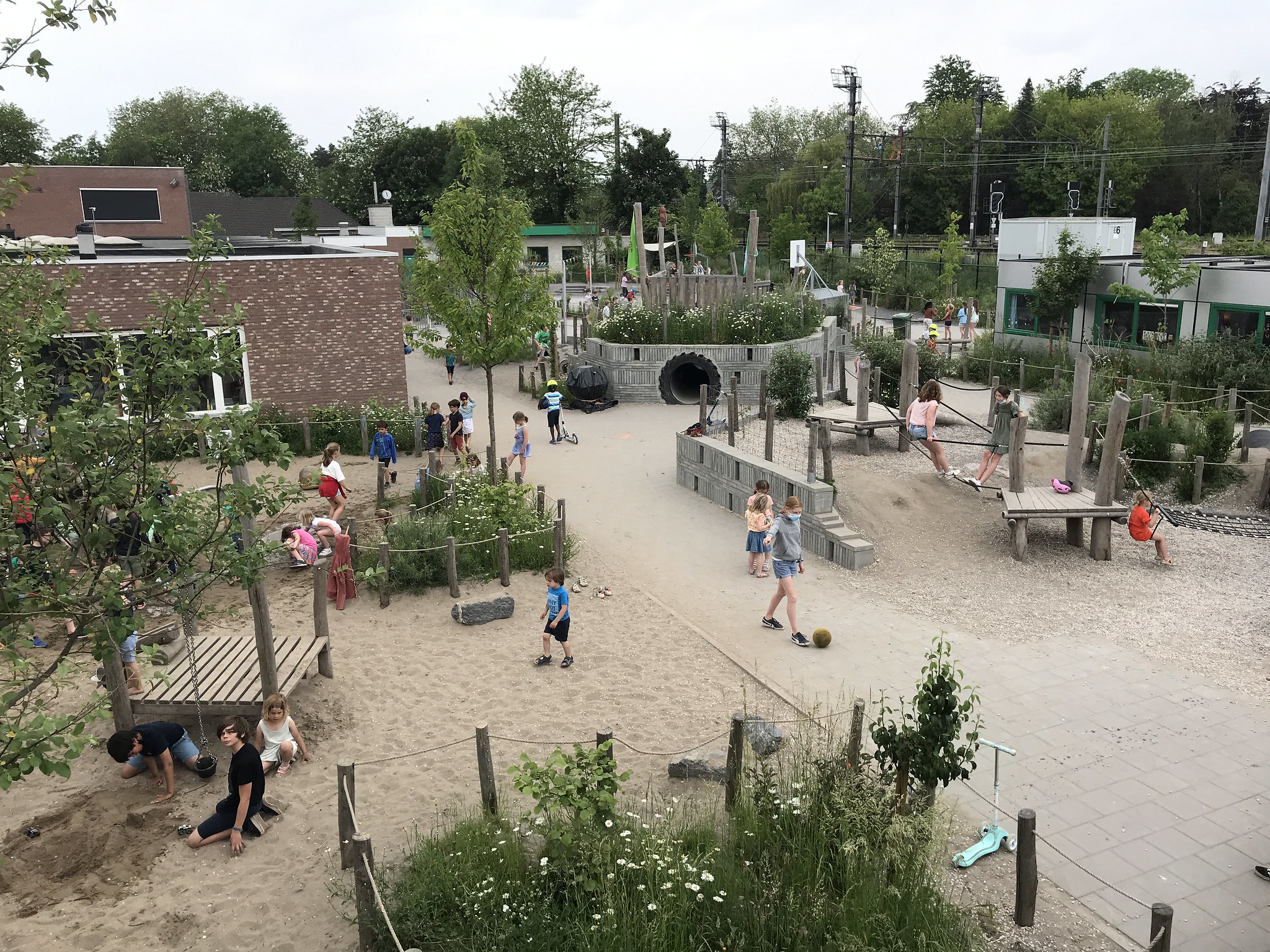 Green playground and outdoor learning - Belgium